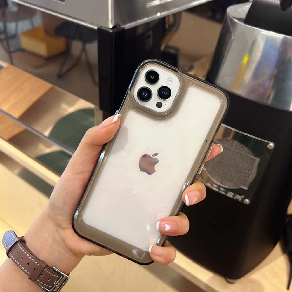 LuxuryKase Acrylic Clear Hard ShockProof Armour Case For Iphone - Image 10