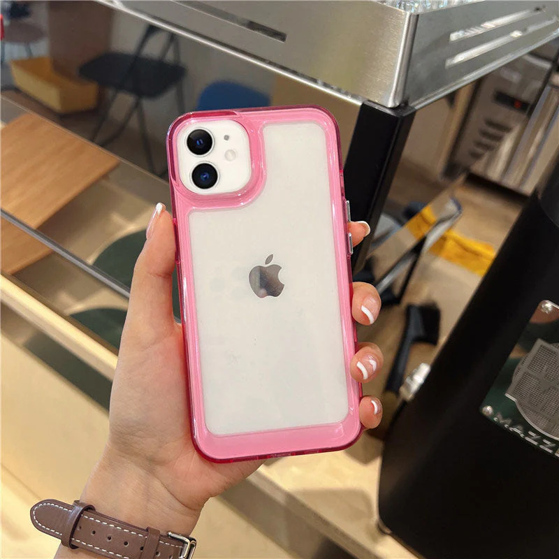 LuxuryKase Acrylic Clear Hard ShockProof Armour Case For Iphone - Image 13