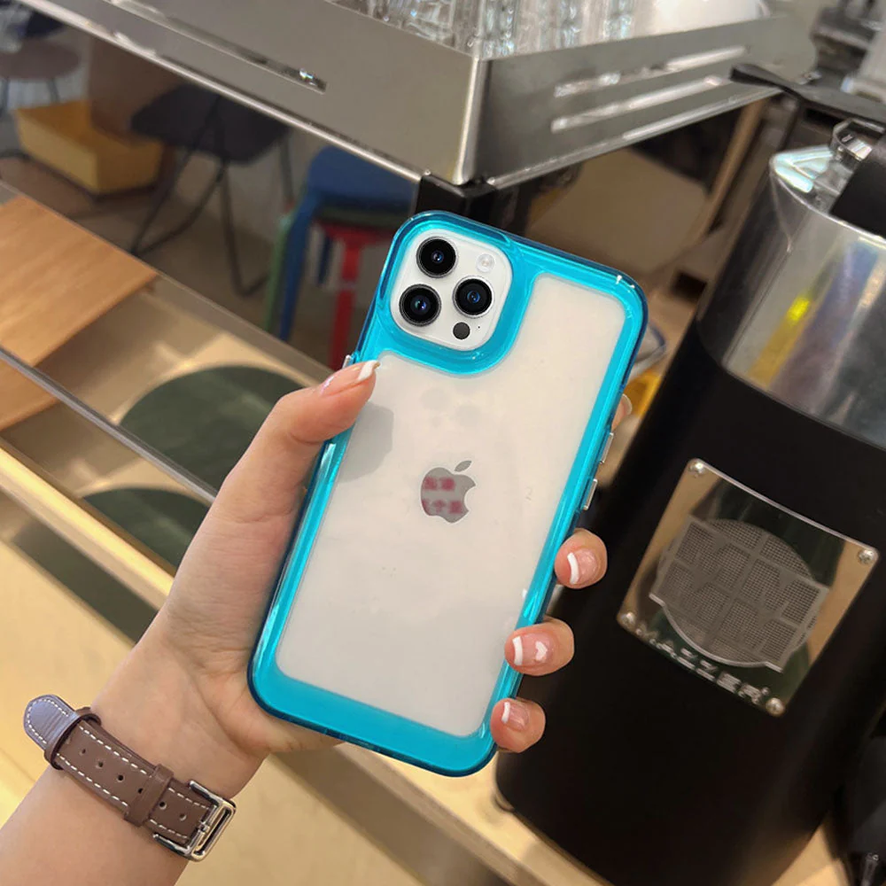 LuxuryKase Acrylic Clear Hard ShockProof Armour Case For Iphone - Image 3