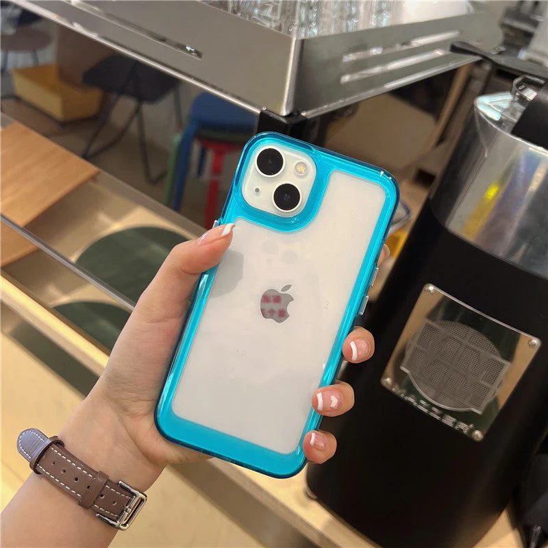 LuxuryKase Acrylic Clear Hard ShockProof Armour Case For Iphone - Image 4
