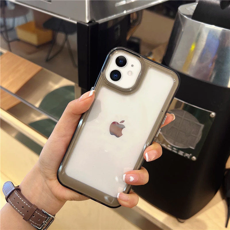 LuxuryKase Acrylic Clear Hard ShockProof Armour Case For Iphone - Image 9