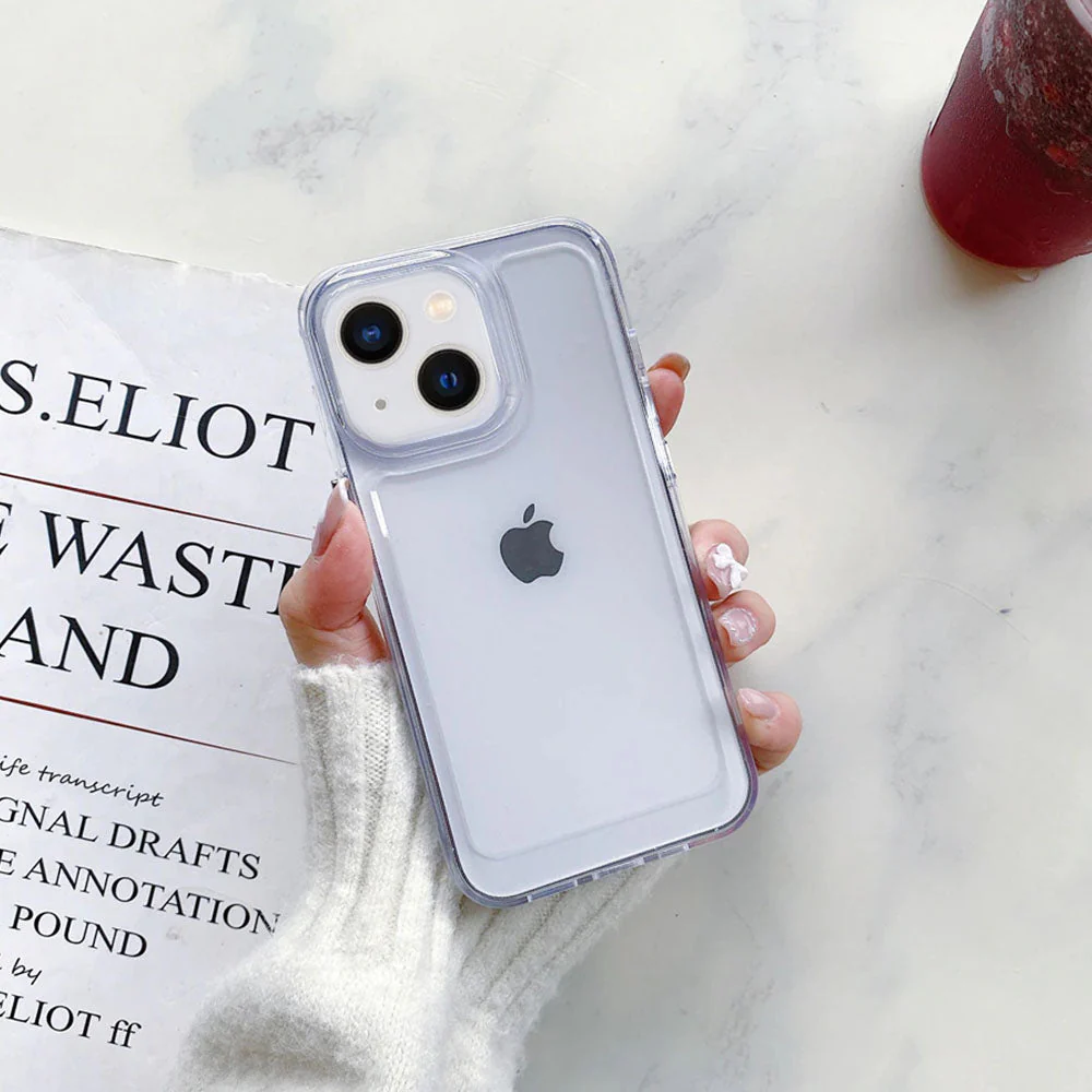 LuxuryKase Acrylic Clear Hard Shockproof Armour Case For Iphone - Image 11