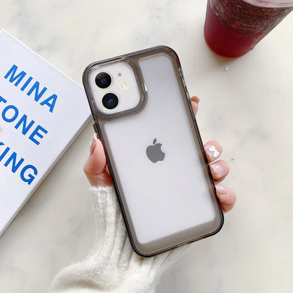 LuxuryKase Acrylic Clear Hard Shockproof Armour Case For Iphone - Image 12