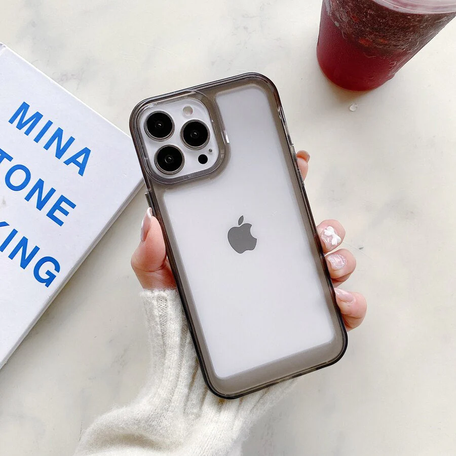 LuxuryKase Acrylic Clear Hard Shockproof Armour Case For Iphone - Image 13