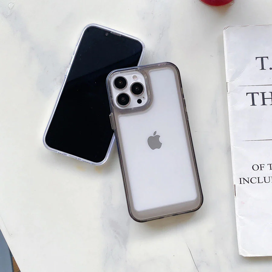 LuxuryKase Acrylic Clear Hard Shockproof Armour Case For Iphone - Image 4
