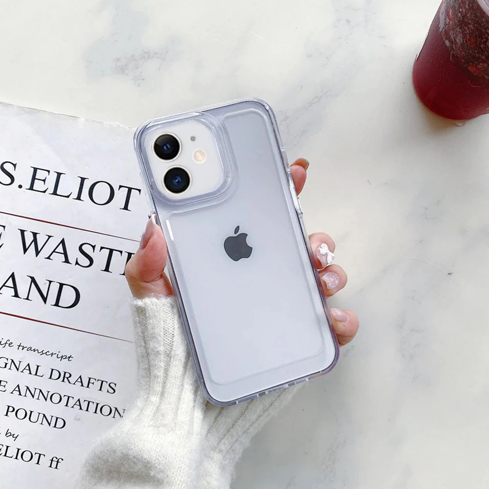 LuxuryKase Acrylic Clear Hard Shockproof Armour Case For Iphone - Image 9