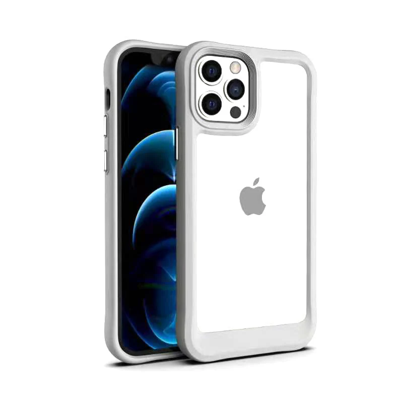 LuxuryKase Acrylic Transparent Shock Proof Armor Case For Iphone - Image 15