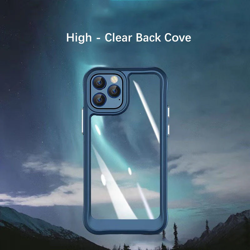 LuxuryKase Acrylic Transparent Shock Proof Armor Case For Iphone - Image 6