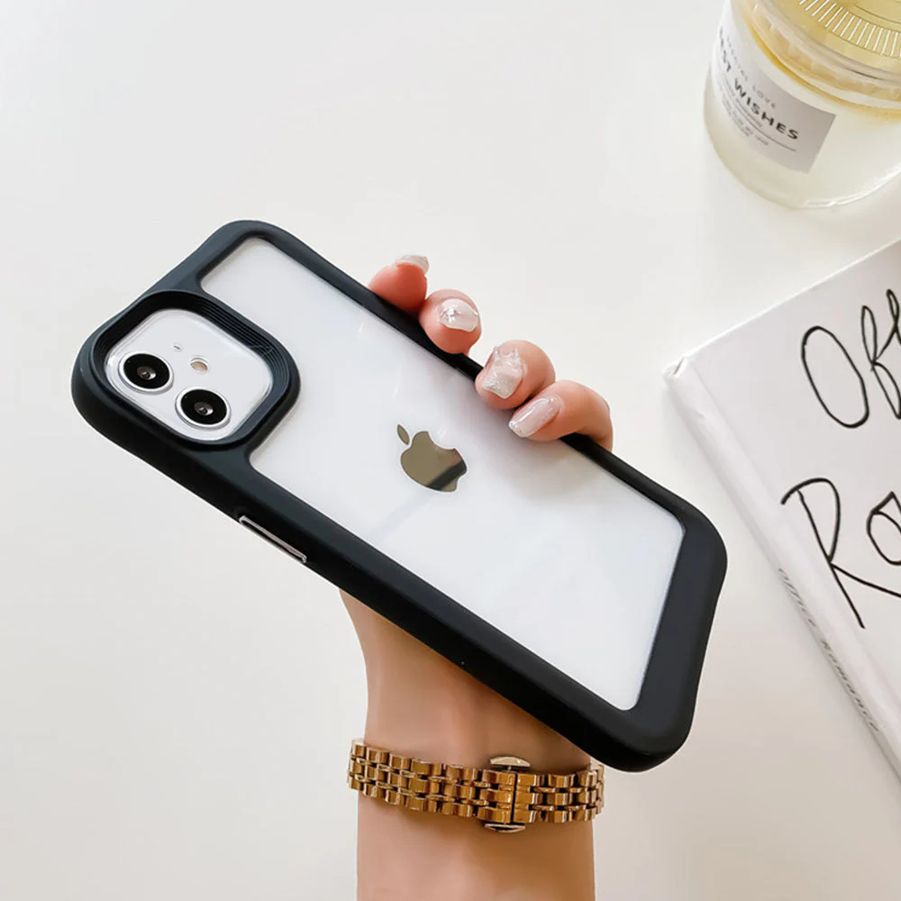 LuxuryKase Armor Transparent Acrylic Case For Iphone - Image 10