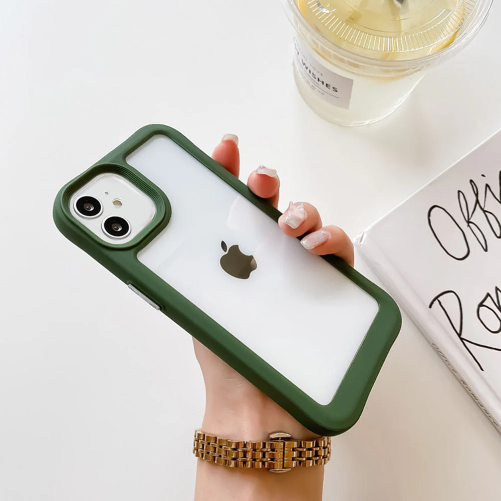 LuxuryKase Armor Transparent Acrylic Case For Iphone - Image 16