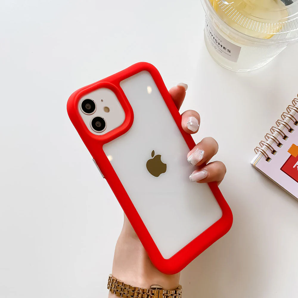 LuxuryKase Armor Transparent Acrylic Case For Iphone - Image 22