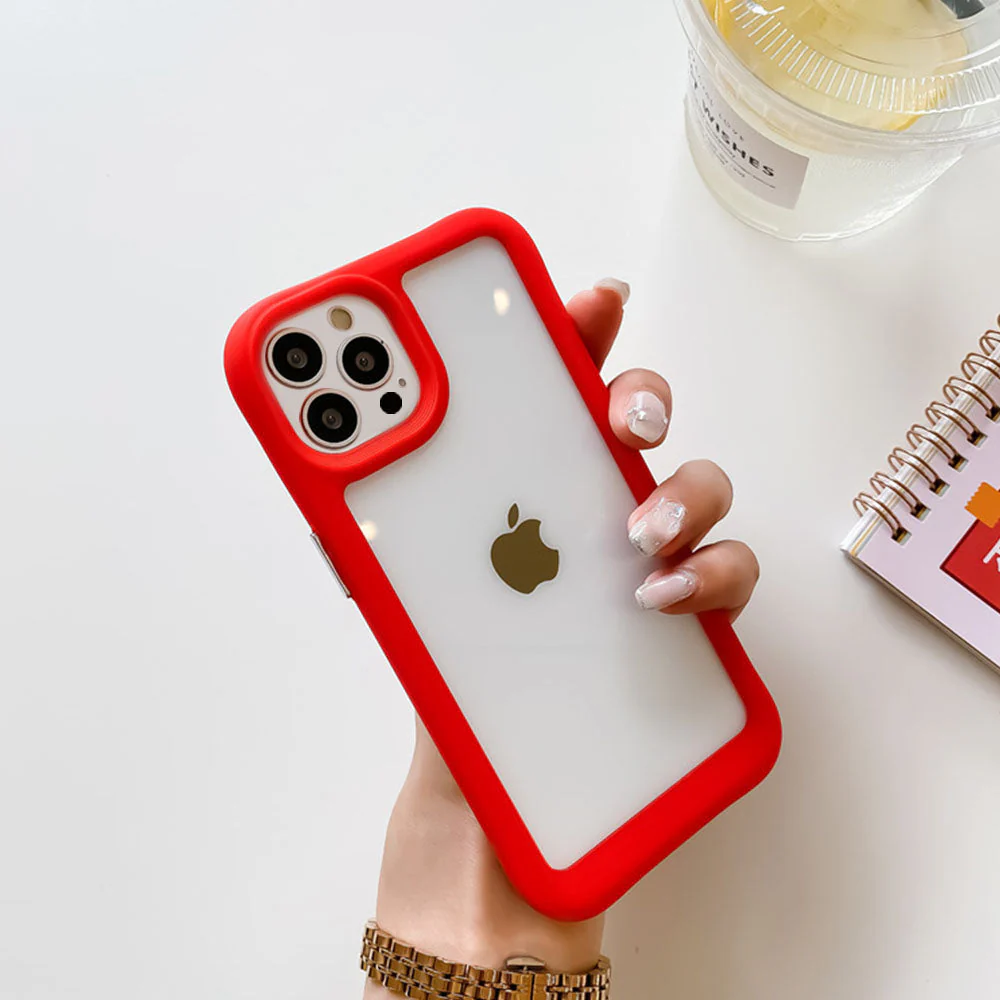 LuxuryKase Armor Transparent Acrylic Case For Iphone - Image 23