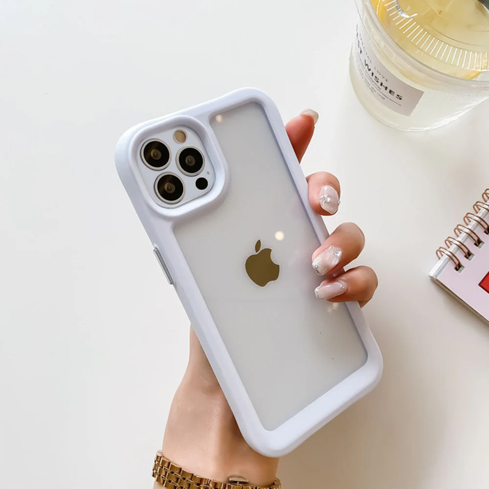 LuxuryKase Armor Transparent Acrylic Case For Iphone - Image 26