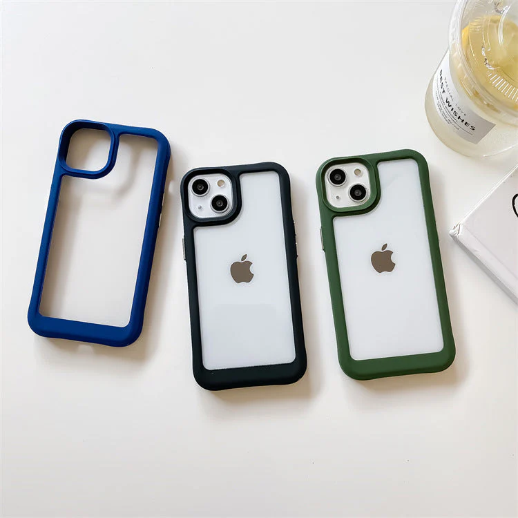 LuxuryKase Armor Transparent Acrylic Case For Iphone - Image 3