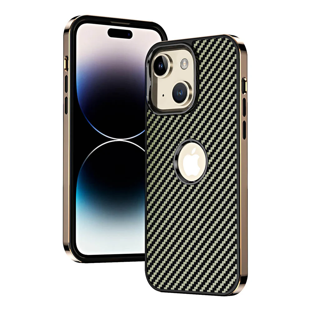 LuxuryKase Carbon Fiber Electroplated Shockproof Hybrid Hard Case for iPhone - Image 10