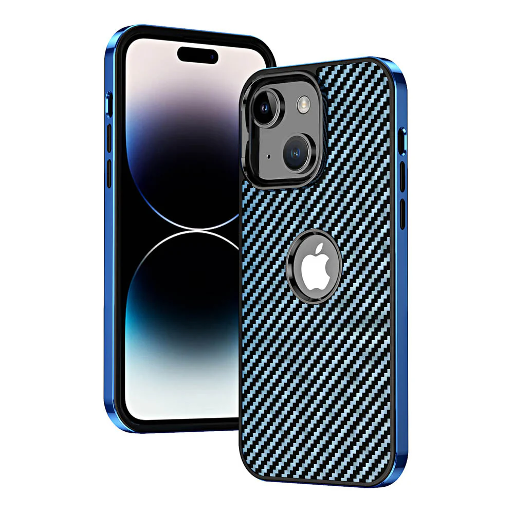 LuxuryKase Carbon Fiber Electroplated Shockproof Hybrid Hard Case for iPhone - Image 7