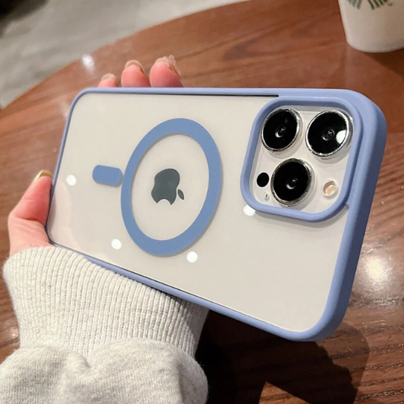 Luxurykase Clear Acrylic Case Compatible Mag-safe Magnetic Wireless Charging Cover For Iphone - Image 15