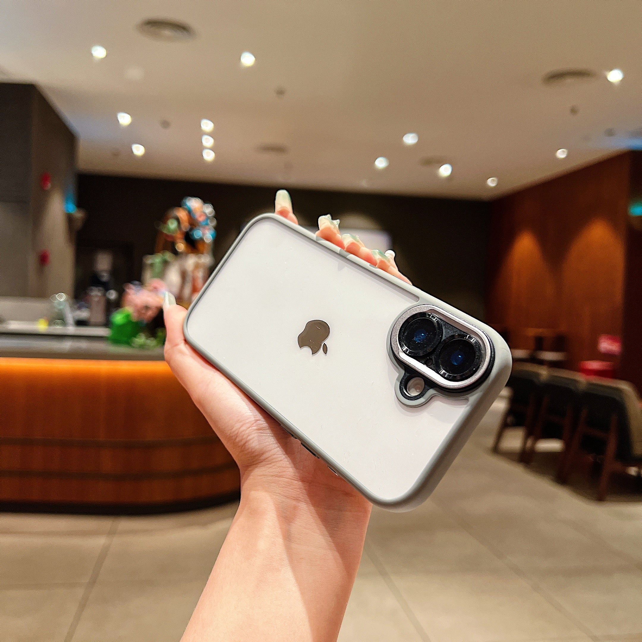 LuxuryKase Clear Bumper Case | Camera Control Button Protection | Anti-Yellow Transparent Hard Back | Soft TPU Shockproof Frame | Full Camera Coverage with Raised Edges For iPhone - Image 7