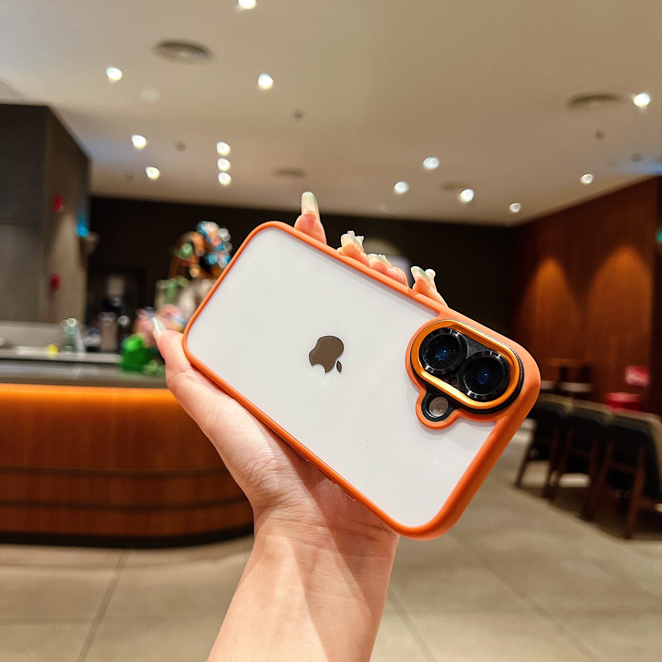 LuxuryKase Clear Bumper Case | Camera Control Button Protection | Anti-Yellow Transparent Hard Back | Soft TPU Shockproof Frame | Full Camera Coverage with Raised Edges For iPhone - Image 8