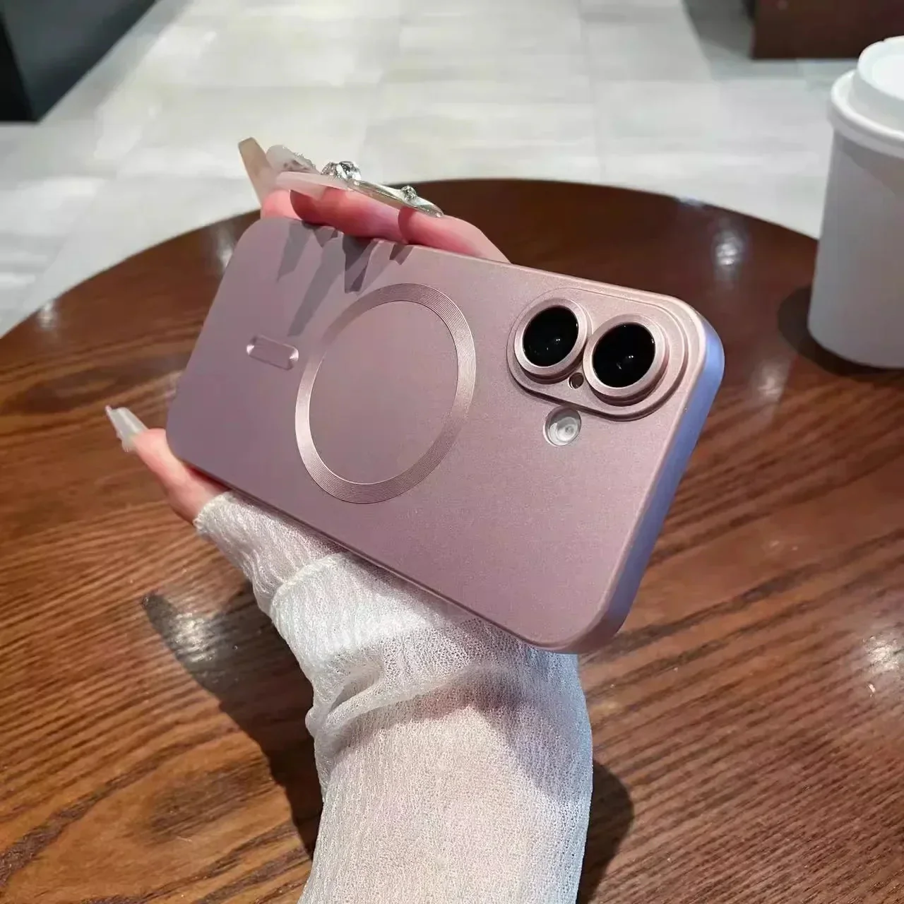 LuxuryKase Premium Mag-Safe Case | Shockproof & Anti-Scratch Cover | Soft Silicone with Wireless Charging | Camera Lens Guard For iPhone & Samsung Series - Image 12