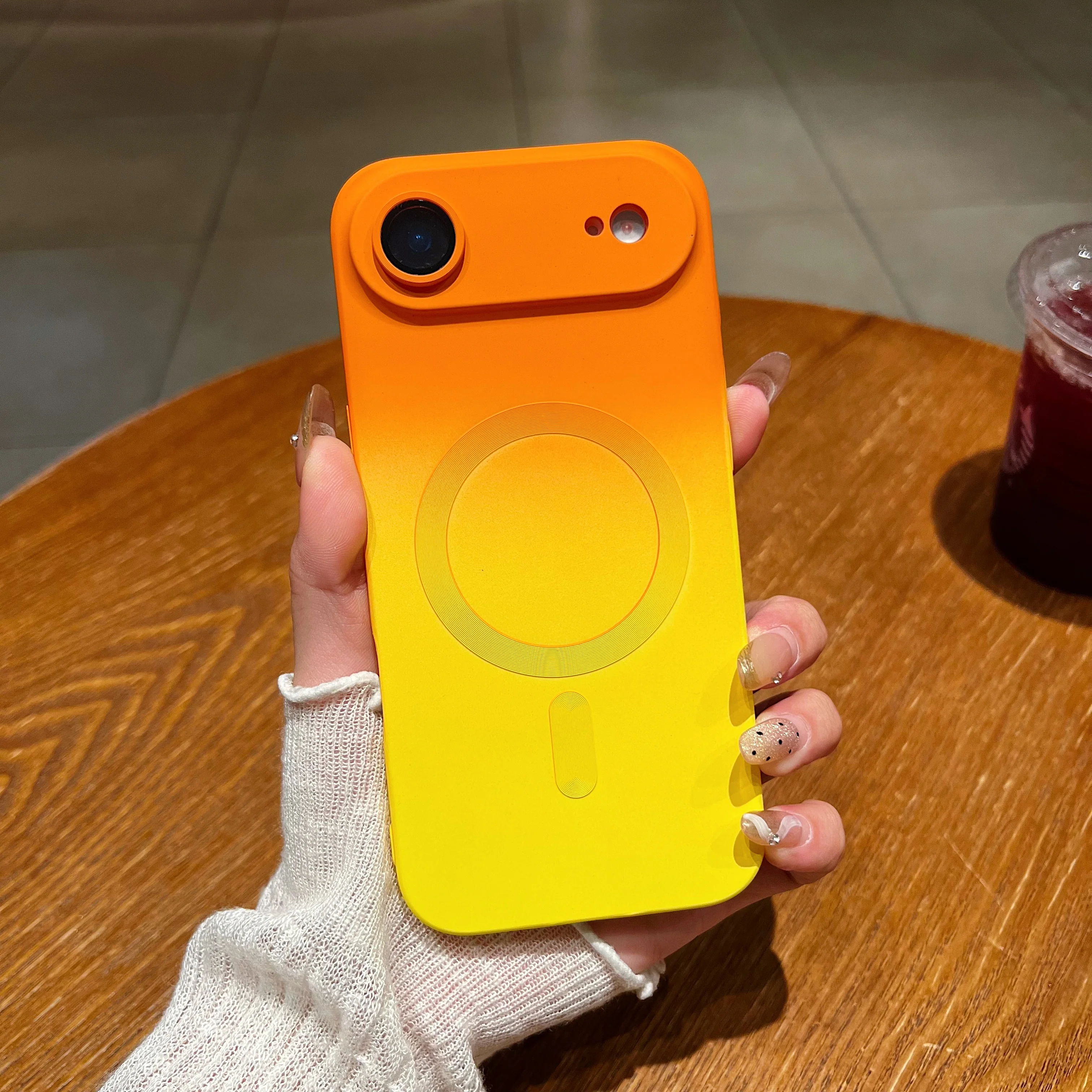 LuxuryKase Gradient Mag-Safe Case | Soft Silicone Shockproof Cover with Camera Protection | Slim Lightweight Design | Smooth Touch & Durable For iPhone - Image 47