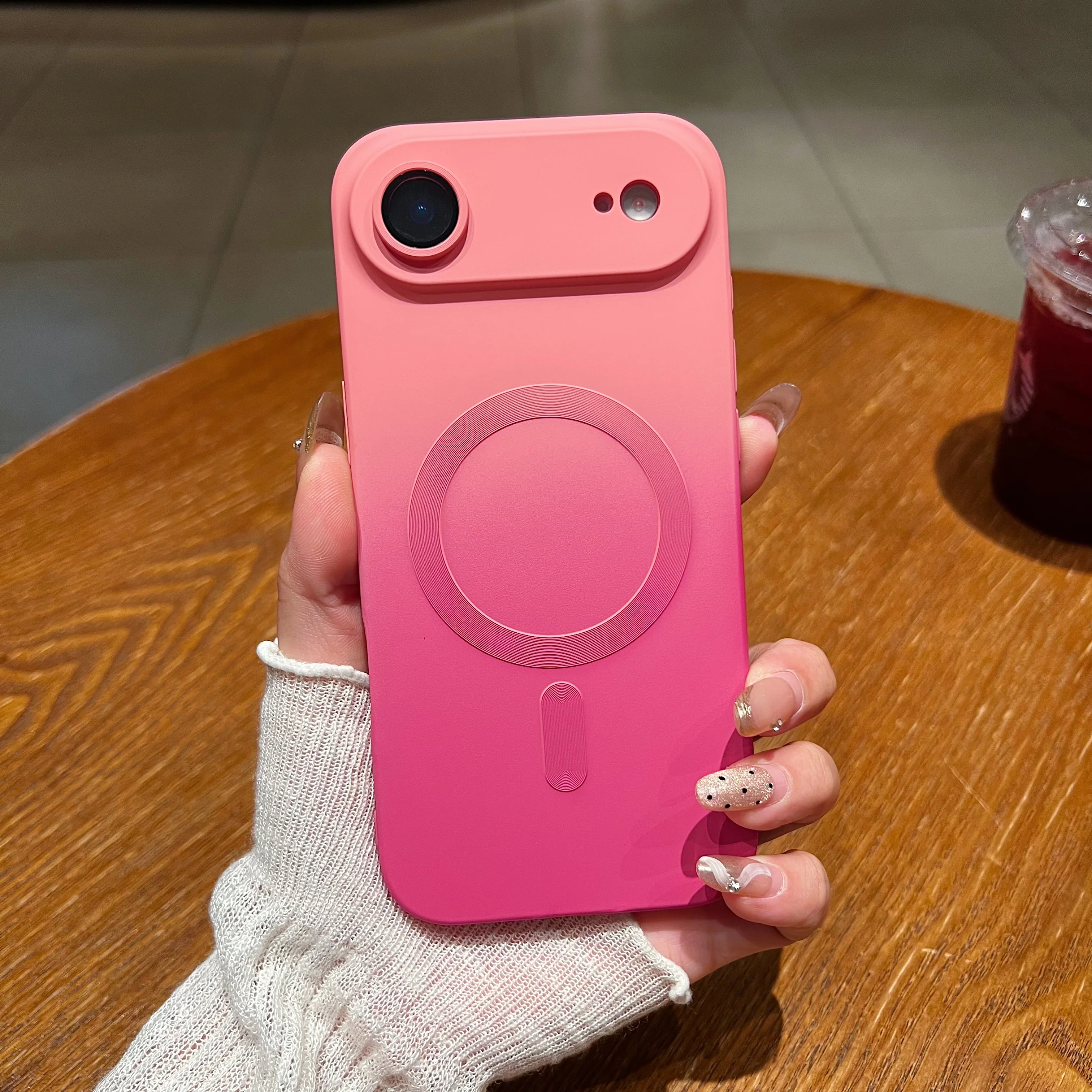 LuxuryKase Gradient Mag-Safe Case | Soft Silicone Shockproof Cover with Camera Protection | Slim Lightweight Design | Smooth Touch & Durable For iPhone - Image 48