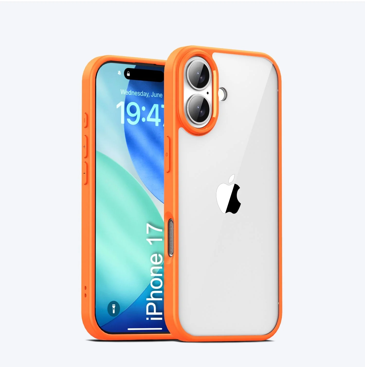 LuxuryKase Hybrid Transparent Shockproof Case | Reinforced Airbag Corners | Soft TPU Frame | Clear Hard PC Back | Anti-Yellowing | Slim Bumper Cover For iPhone - Image 11