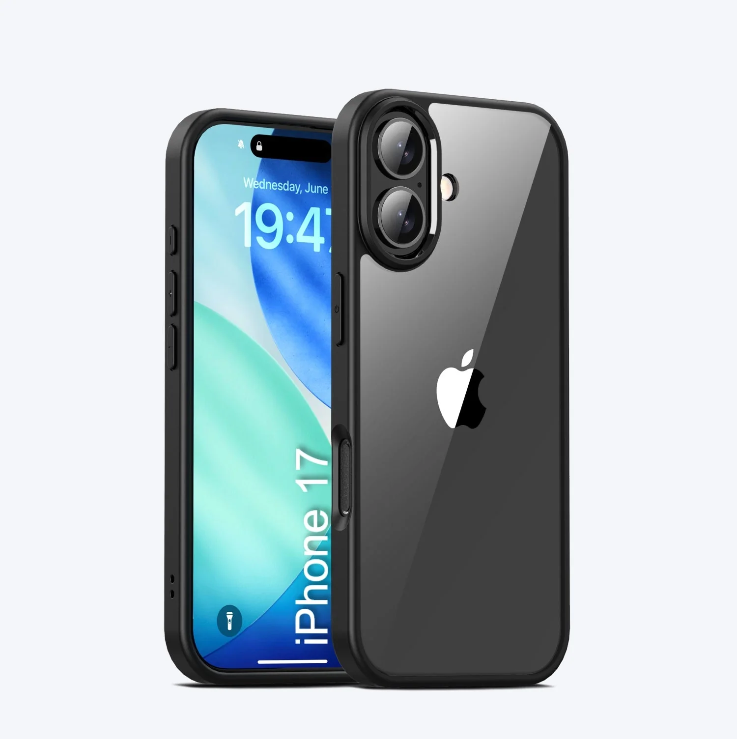 LuxuryKase Hybrid Transparent Shockproof Case | Reinforced Airbag Corners | Soft TPU Frame | Clear Hard PC Back | Anti-Yellowing | Slim Bumper Cover For iPhone - Image 7