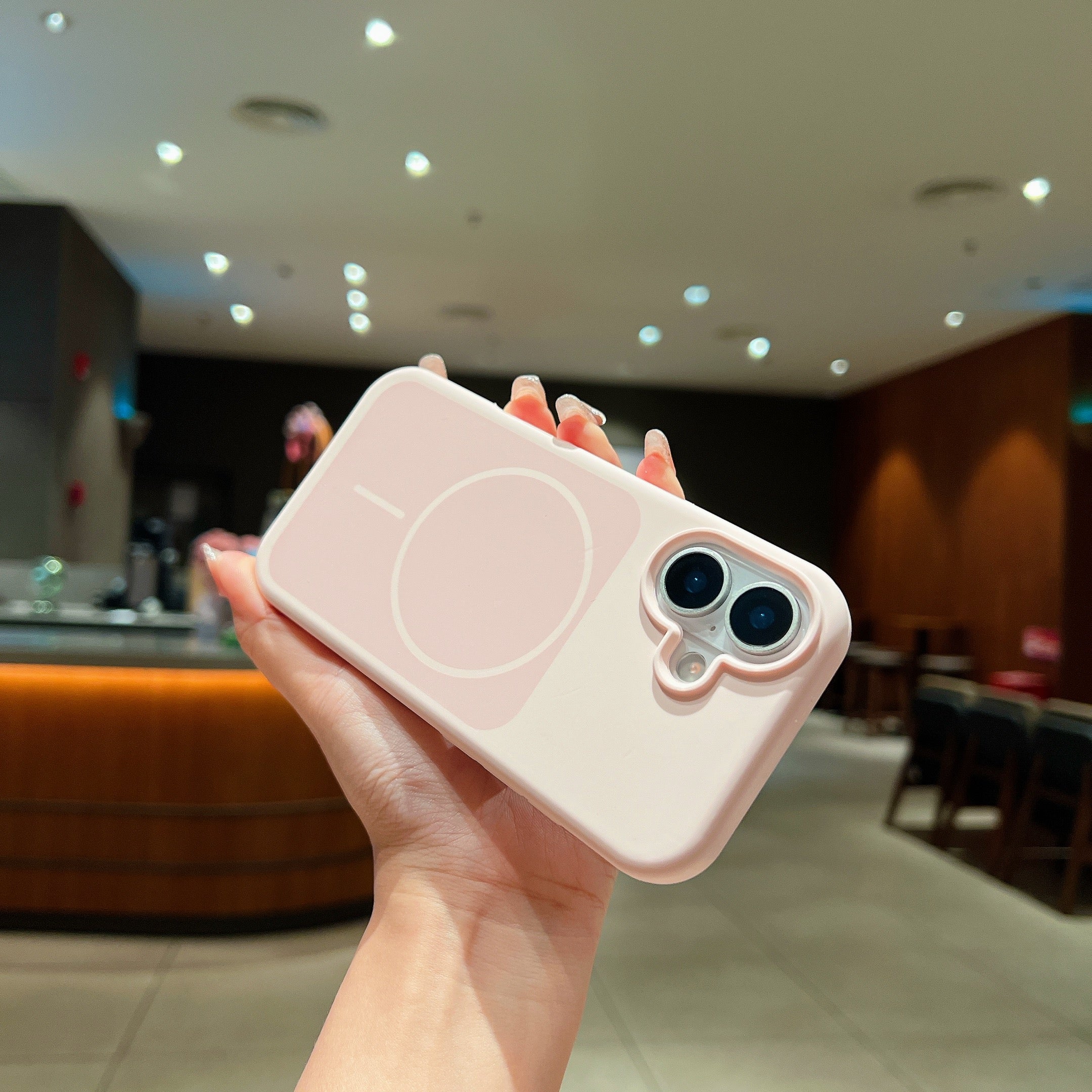 LuxuryKase Liquid Silicone Case | Dual Tone Colour Matte Finish | MagSafe Compatible | Microfiber Lining Inside | ShockProof & Raised Camera Protection For iPhone - Image 26