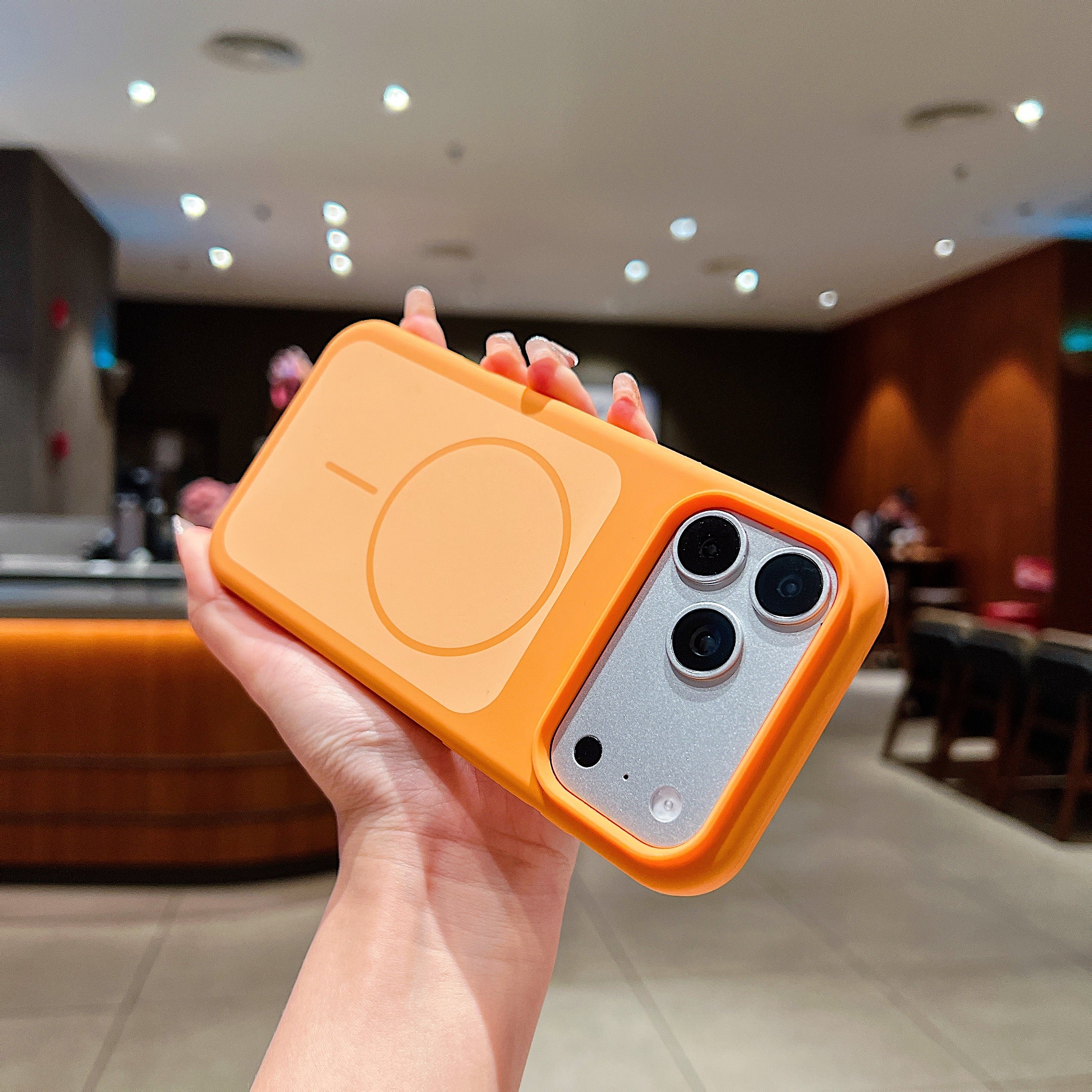 LuxuryKase Liquid Silicone Case | Dual Tone Colour Matte Finish | MagSafe Compatible | Microfiber Lining Inside | ShockProof & Raised Camera Protection For iPhone - Image 31