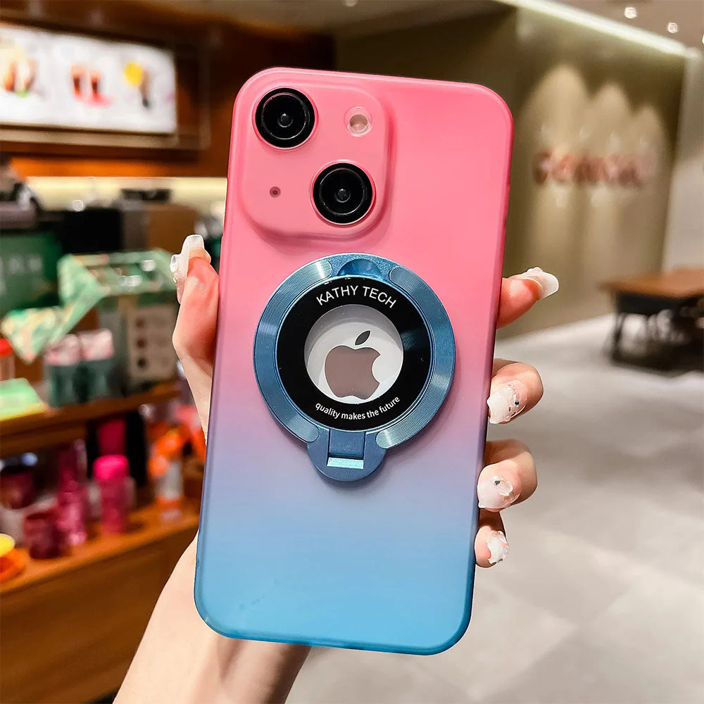 LuxuryKase LK078 Matte Skin Sensation Gradient Color Holder Phone Case Coverfor iPhone - Image 16