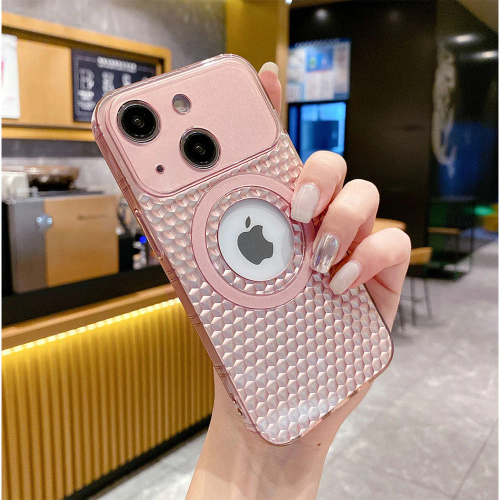LuxuryKase LK088 Hollow Out Mag-Safe Magnetic Wireless Charging Case for iPhone - Image 13