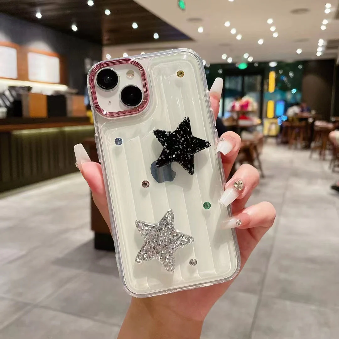 LuxuryKase LK119 Crystal Clear Bling Star Case For iPhone - Image 10