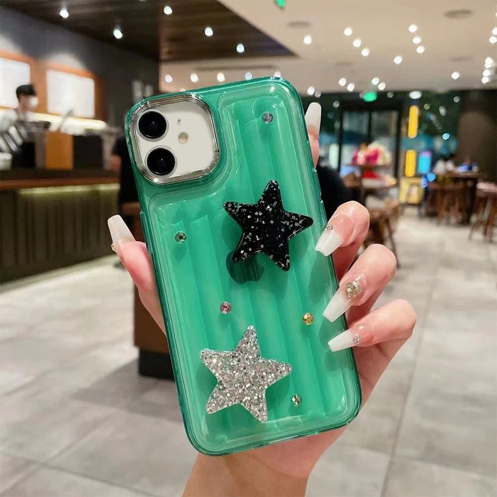 LuxuryKase LK119 Crystal Clear Bling Star Case For iPhone - Image 11
