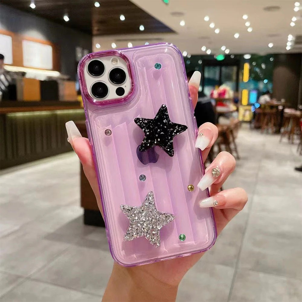 LuxuryKase LK119 Crystal Clear Bling Star Case For iPhone - Image 15