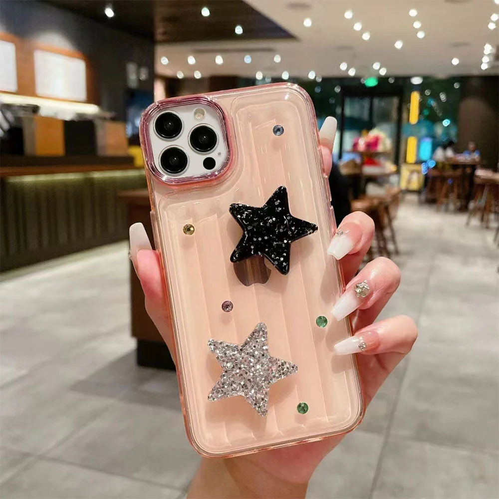 LuxuryKase LK119 Crystal Clear Bling Star Case For iPhone - Image 18