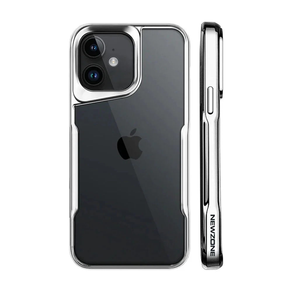 LuxuryKase LK124 Electroplated Frame Transparent Acrylic Shell Case For iPhone - Image 11