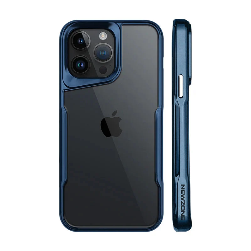 LuxuryKase LK124 Electroplated Frame Transparent Acrylic Shell Case For iPhone - Image 6