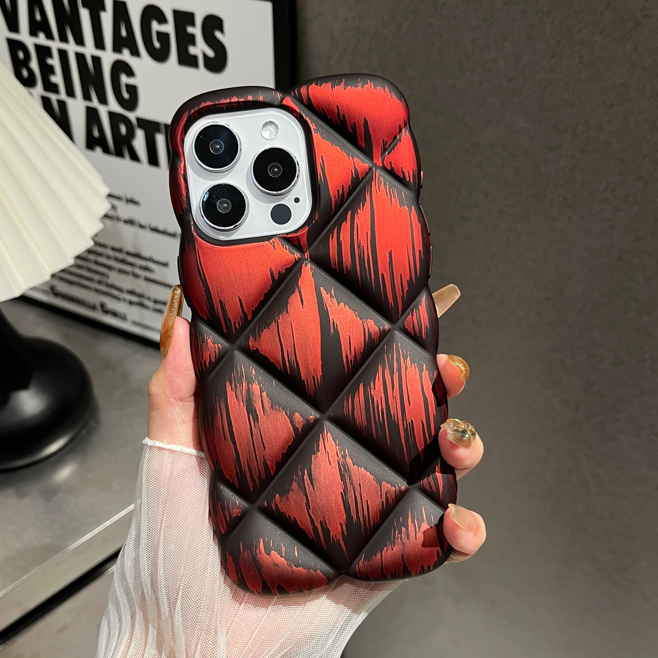LuxuryKase LK139 Puffer Design Double Shaded Print Case For iPhone - Image 18