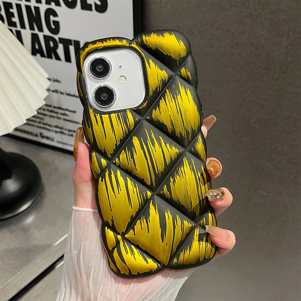LuxuryKase LK139 Puffer Design Double Shaded Print Case For iPhone - Image 20