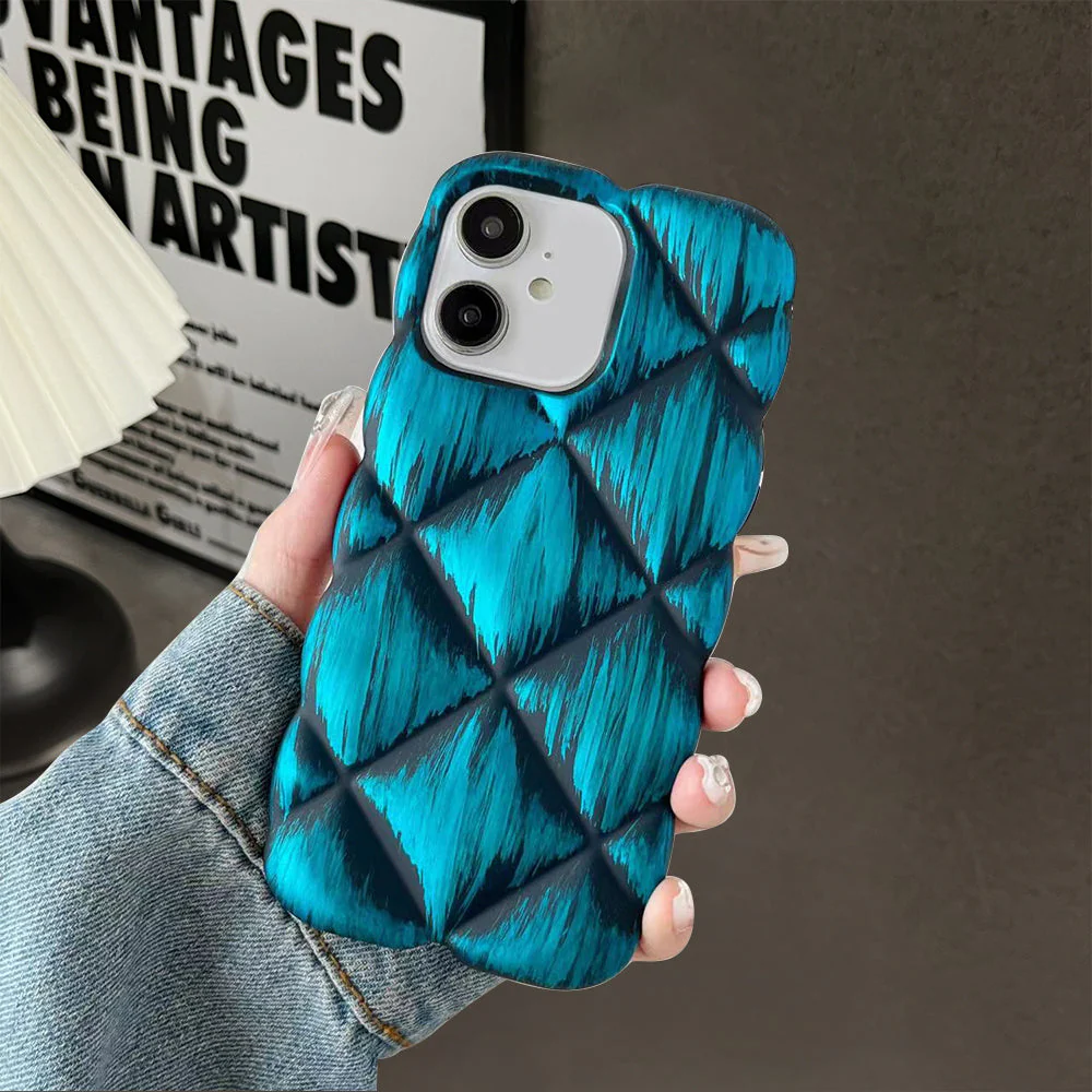 LuxuryKase LK139 Puffer Design Double Shaded Print Case For iPhone - Image 23
