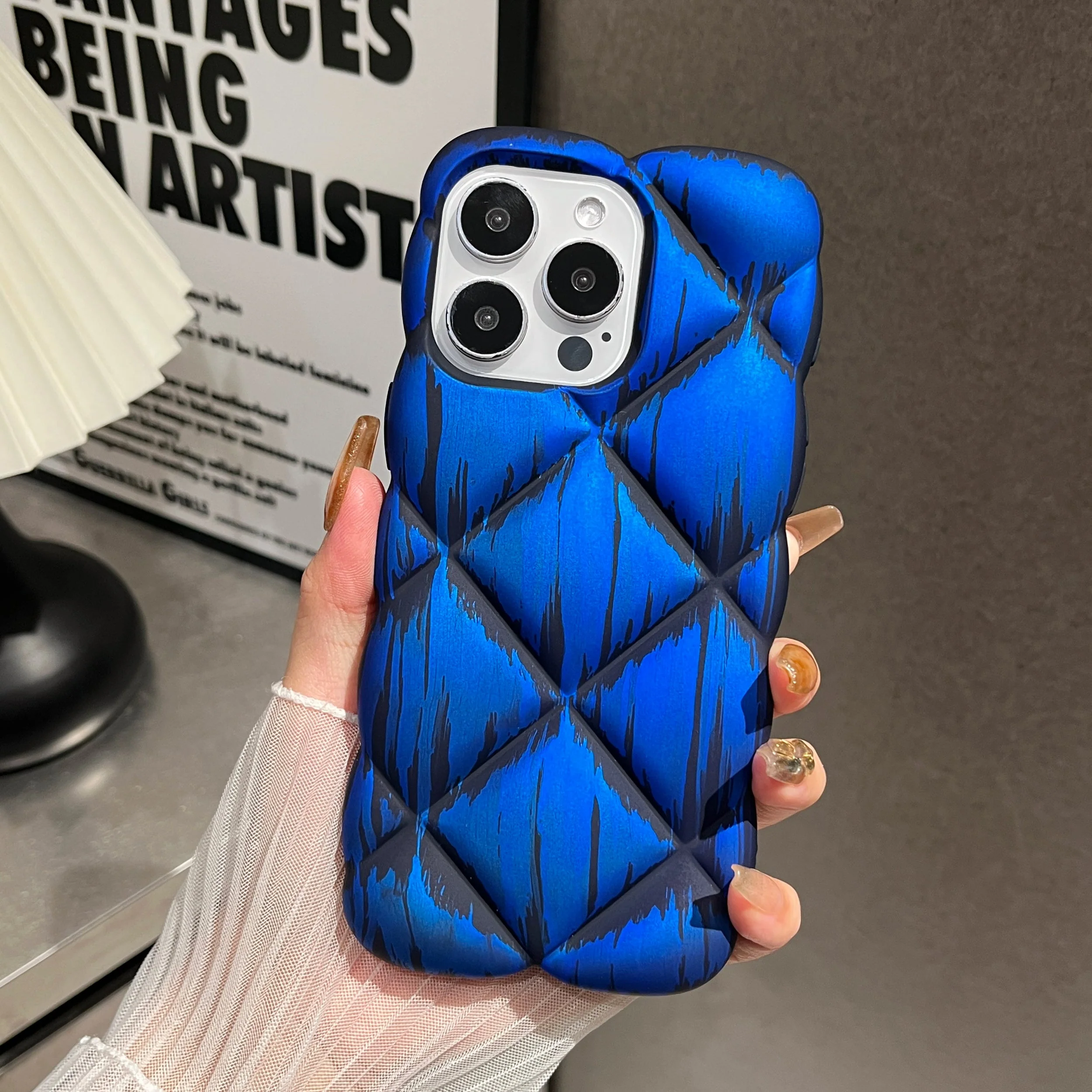 LuxuryKase LK139 Puffer Design Double Shaded Print Case For iPhone - Image 3