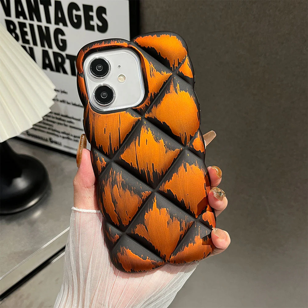 LuxuryKase LK139 Puffer Design Double Shaded Print Case For iPhone - Image 8