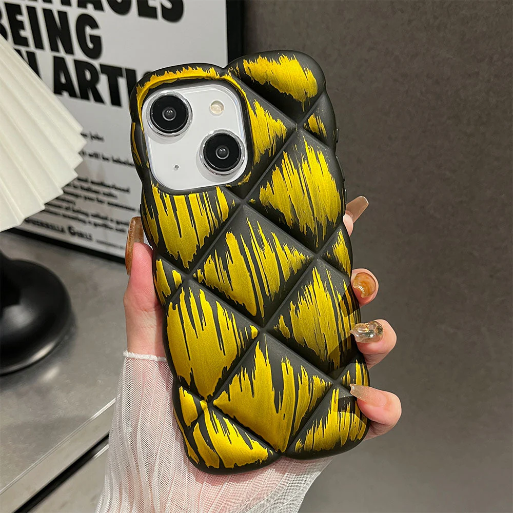 LuxuryKase LK139 Puffer Design Double Shaded Print Case For iPhone - Image 14