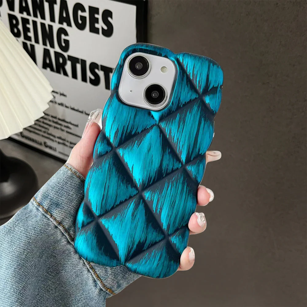 LuxuryKase LK139 Puffer Design Double Shaded Print Case For iPhone - Image 16
