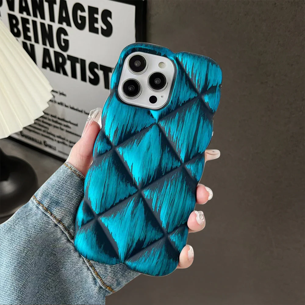 LuxuryKase LK139 Puffer Design Double Shaded Print Case For iPhone - Image 17