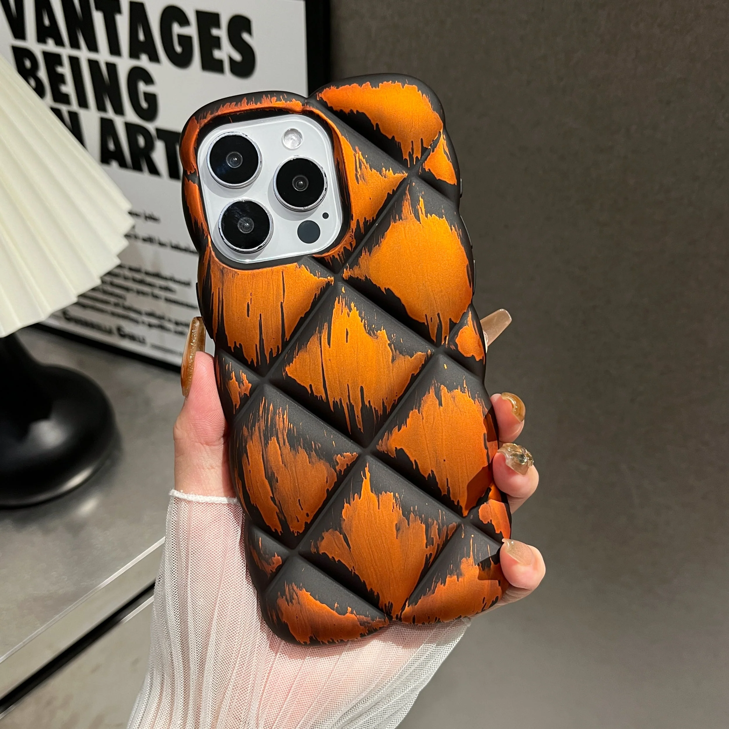 LuxuryKase LK139 Puffer Design Double Shaded Print Case For iPhone - Image 7