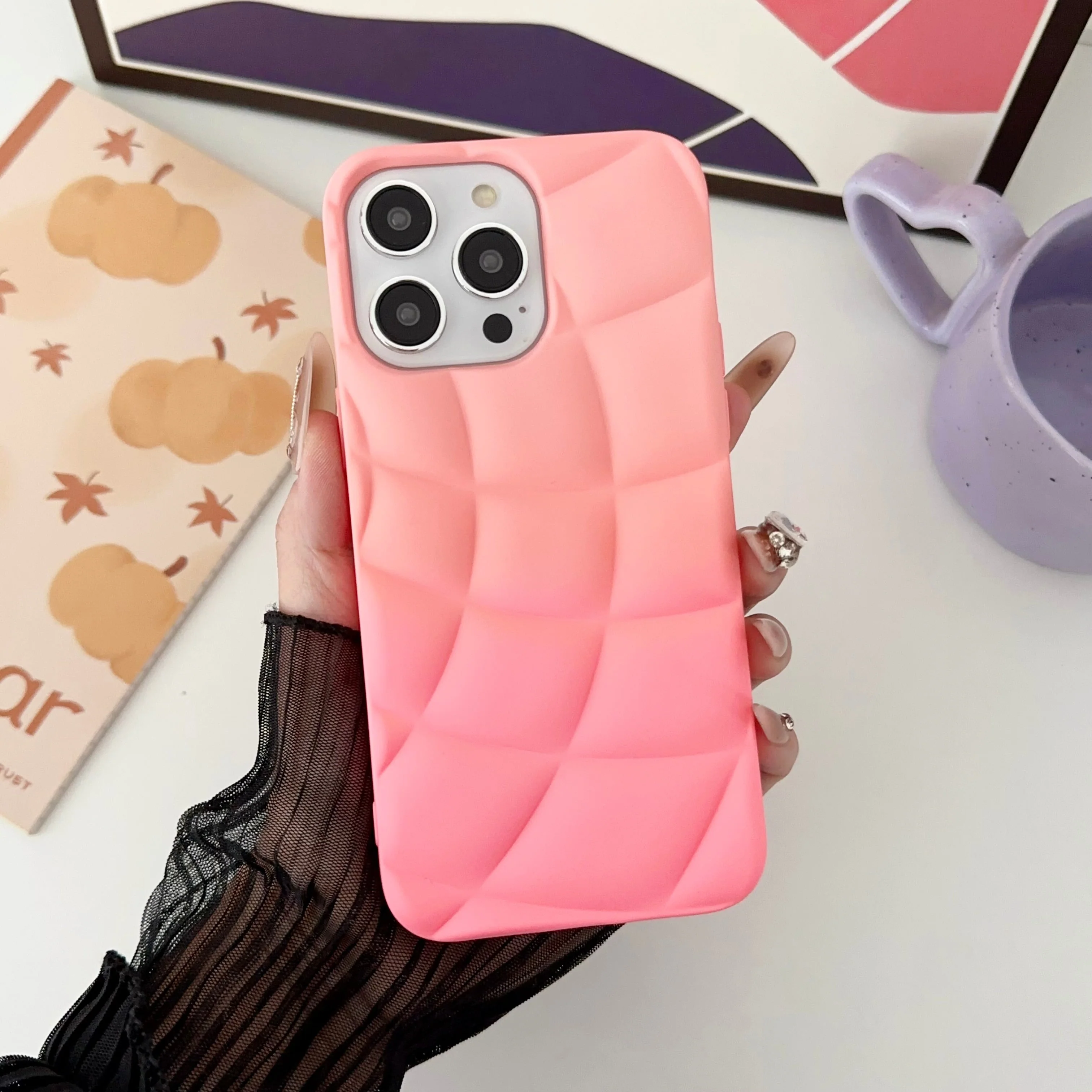 LuxuryKase LK144 Spherical Gradient Colour Hemisphere Shape case For iPhone - Image 12