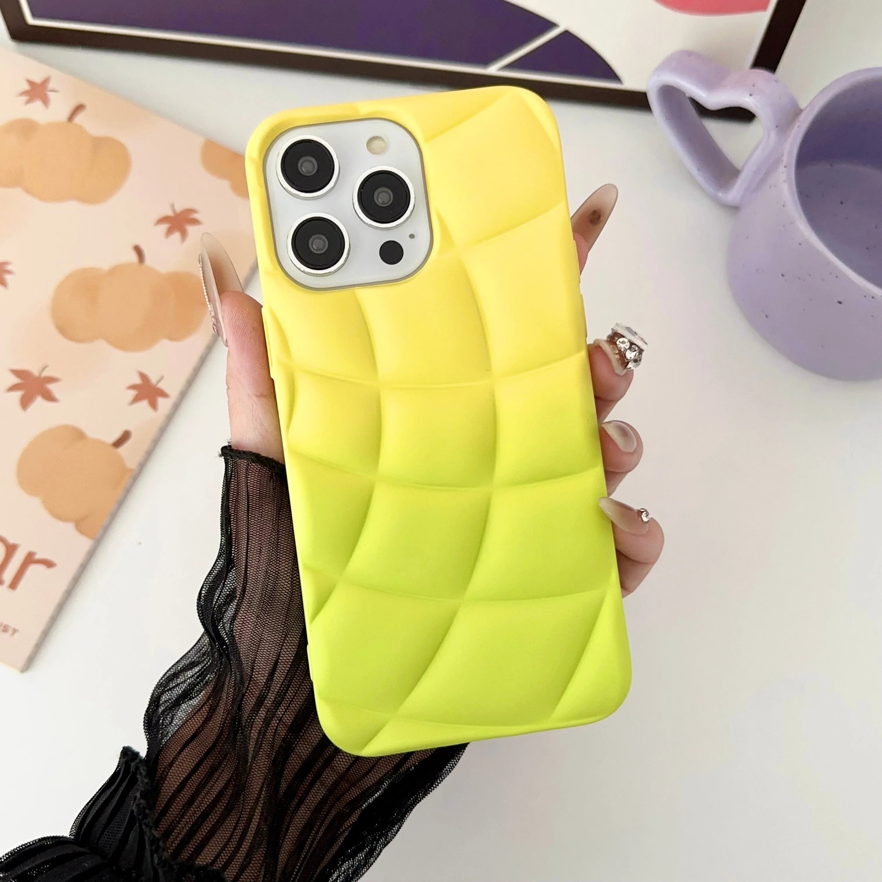 LuxuryKase LK144 Spherical Gradient Colour Hemisphere Shape case For iPhone - Image 18