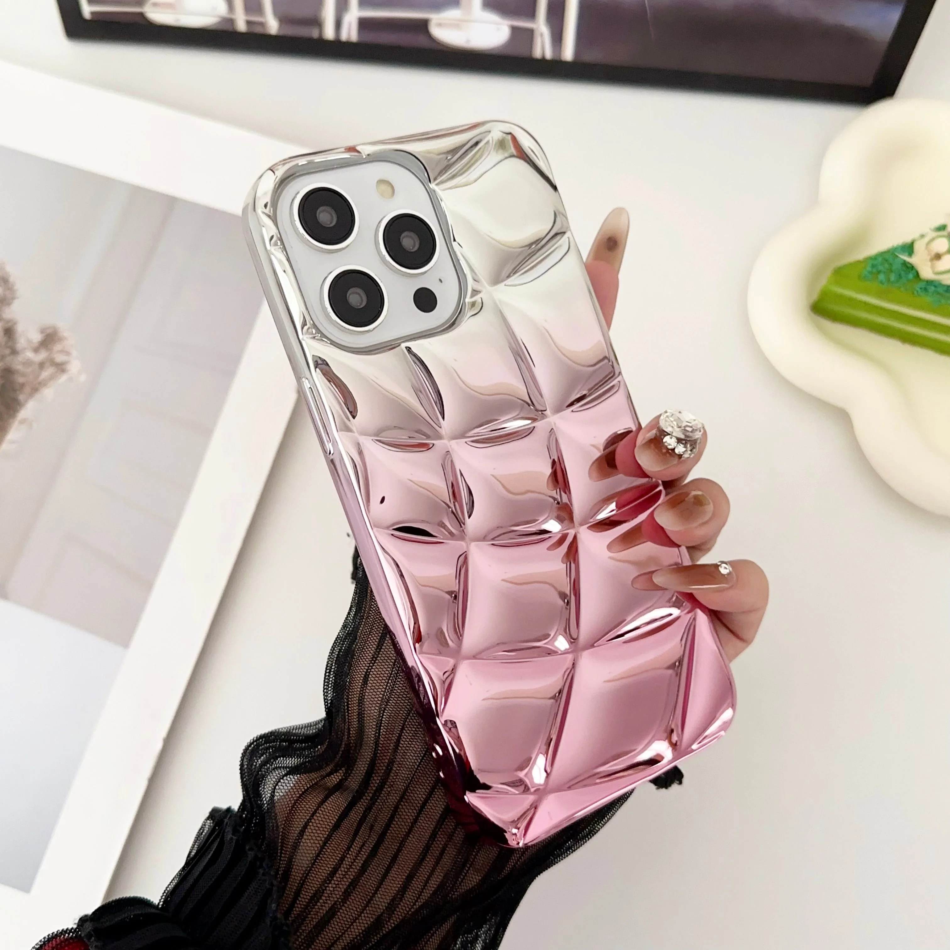 LuxuryKase LK146 Electroplated Cushion Gradient Case For iPhone - Image 15